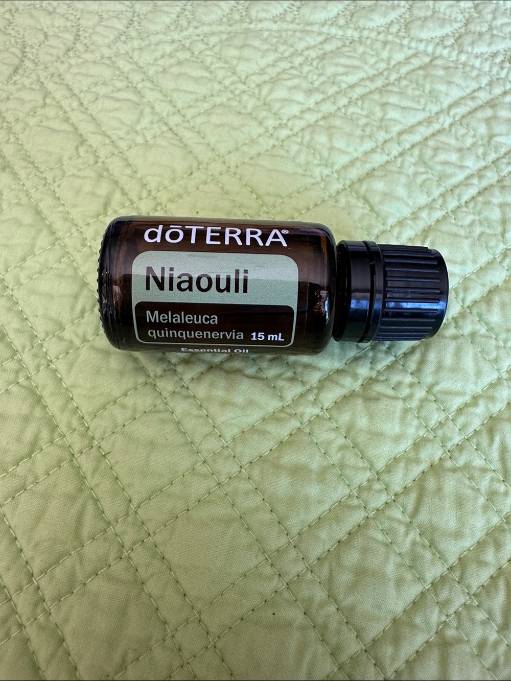 Doterra Niaouli Essential Oil Bottle with Green Label